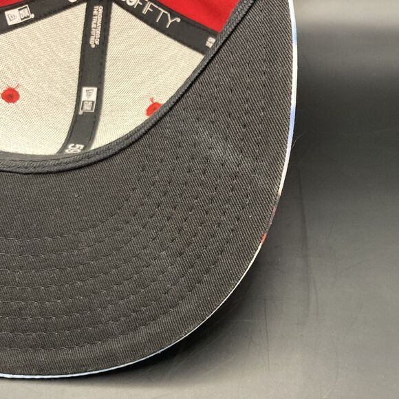 New Era Marvel Comics Iron Man 59Fifty Movie Iron Man 2 Rare Brim Face Cap Hat - Picture 8 of 12